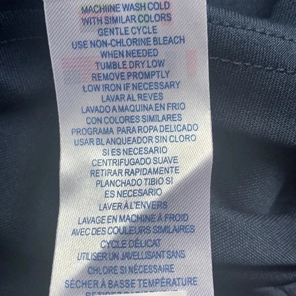 Kids Champion Logo Hoodie Shirt Navy Blue - Picture 9 of 9